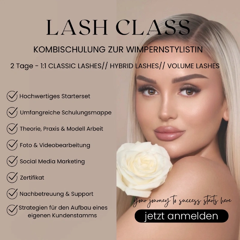 Wimpernschulung Essen Zertifikat